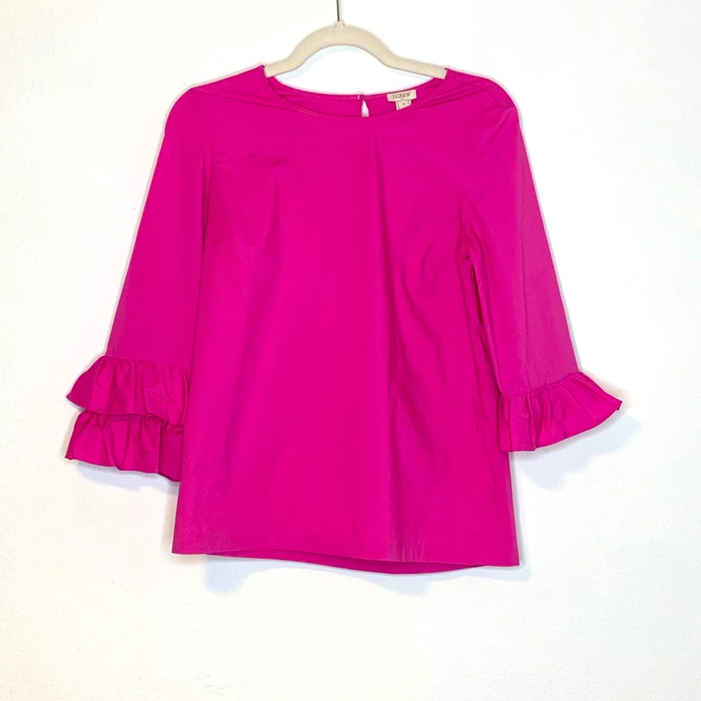 J. Crew Pink Top Blouse Shirt Size 4
